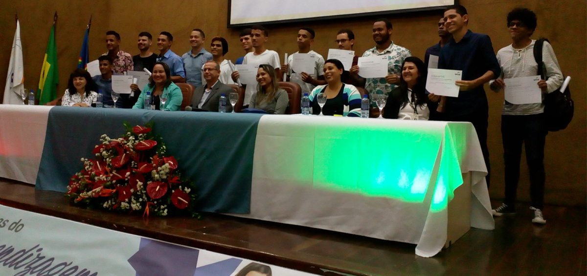 Formatura alunos de Aprendizagem do Senac