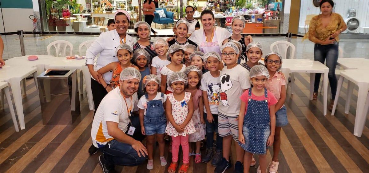 Senac realiza oficinas de culinária no Vitória Park Shopping