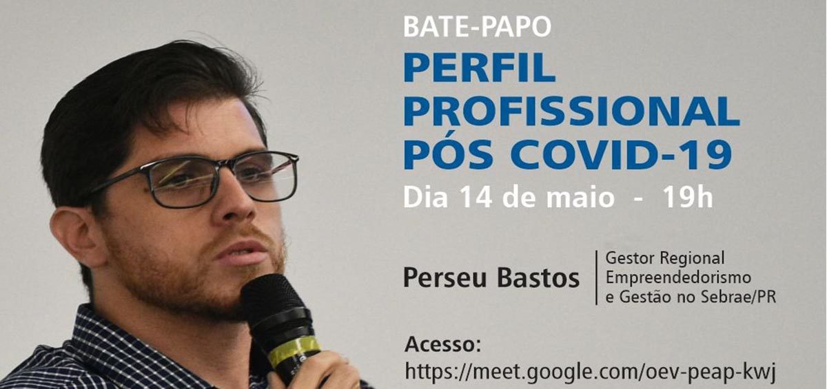 Perfil profissional Pós-Covid-19 é tema de debate virtual