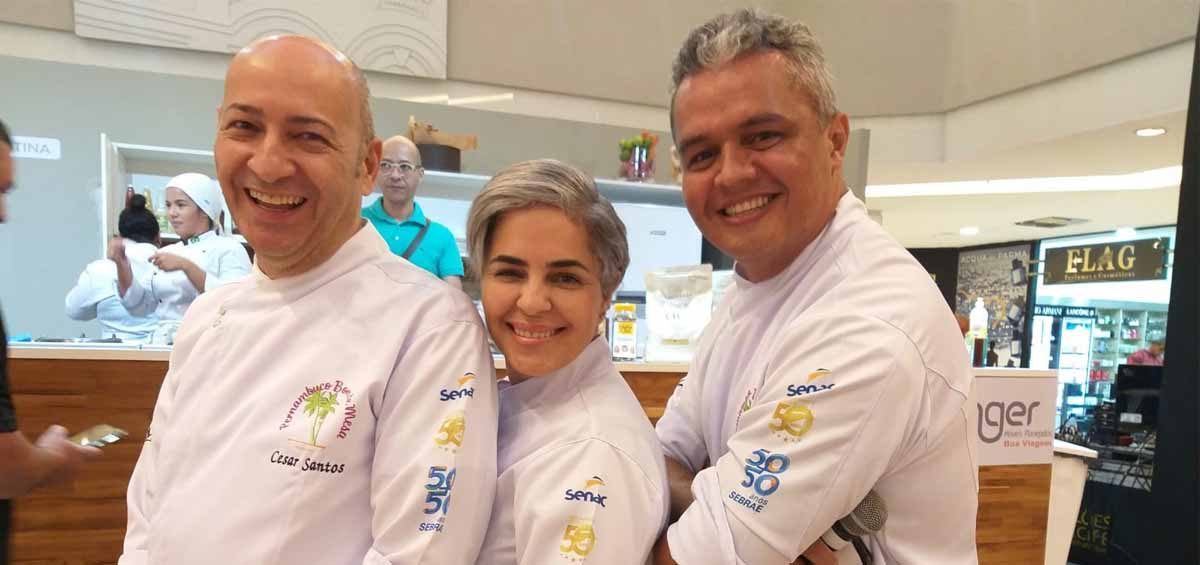 Chefs do Senac na 5ª edição do Festival Gastrô do Shopping Recife