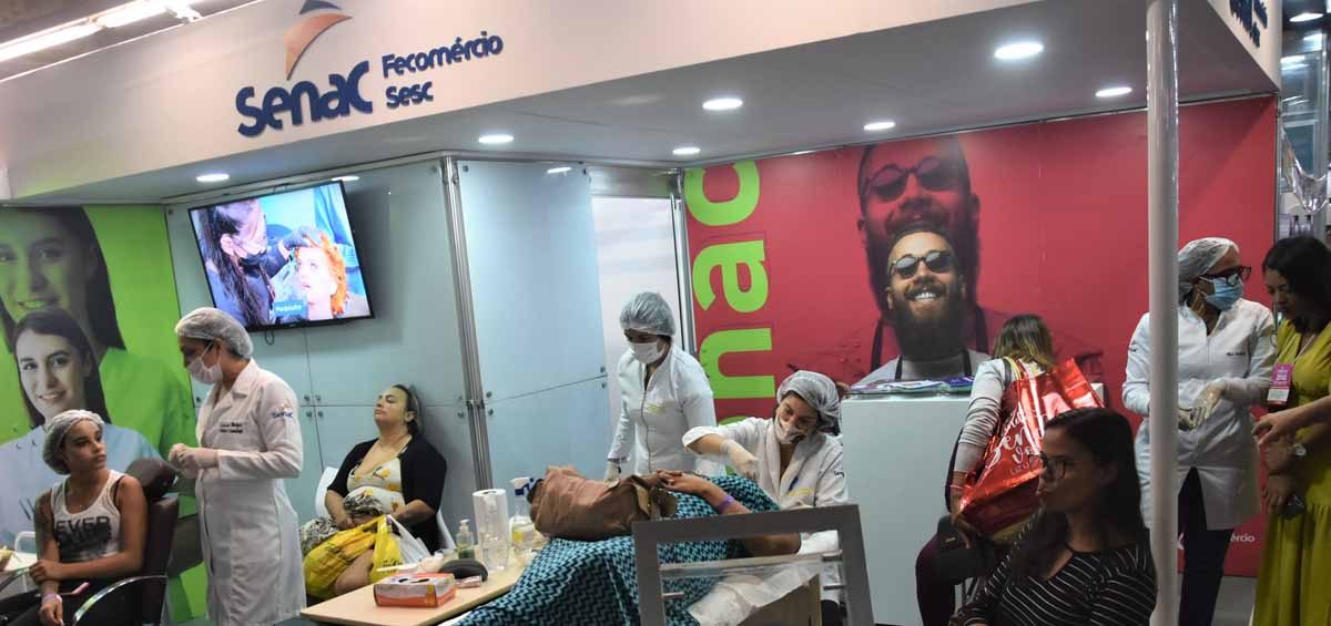 Senac Pernambuco marcou presença na Hairnor – Feira da Beleza 2022