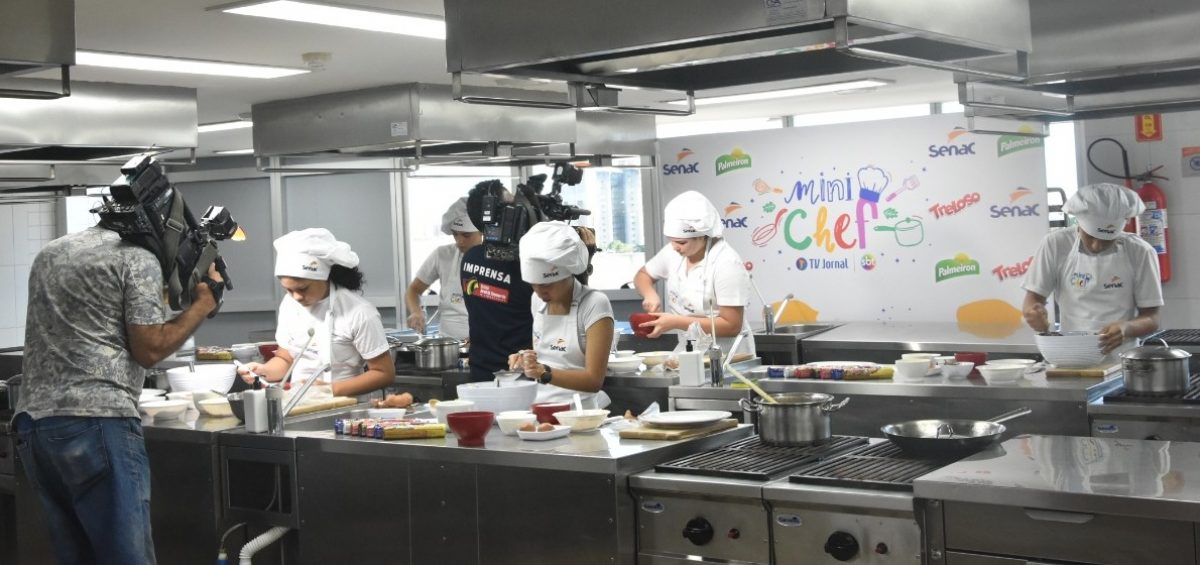 Senac Pernambuco é parceiro do programa Mini Chef da TV Jornal