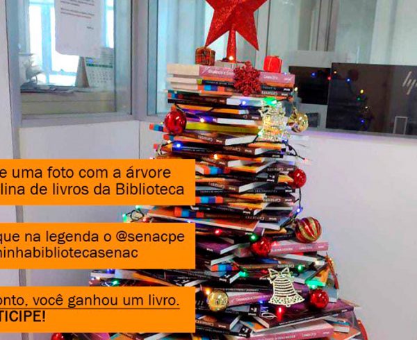 Biblioteca Senac Recife presenteia livros em ação cultural de Natal