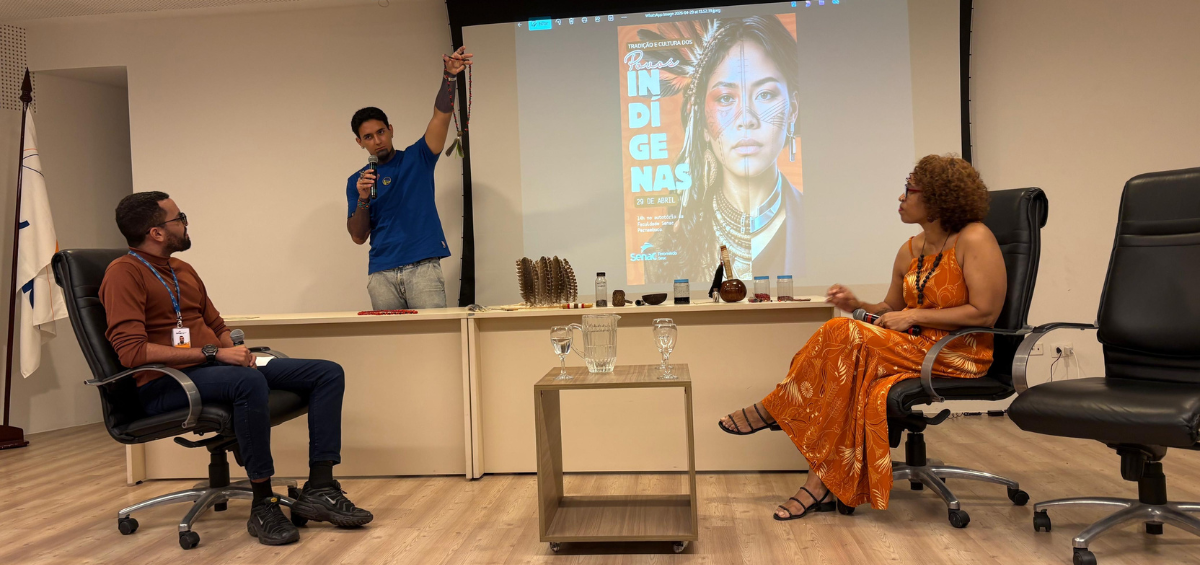 Faculdade Senac promove debate sobre identidade, ancestralidade e saberes indígenas