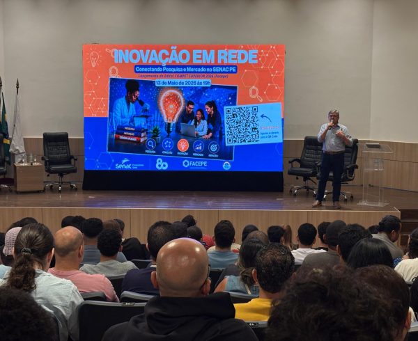 Evento no Senac PE apresenta oportunidades do edital Compet Superior 2026 para estudantes e pesquisadores