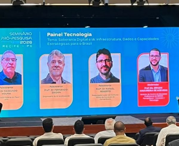 Senac PE participa de debate sobre soberania digital e Inteligência Artificial